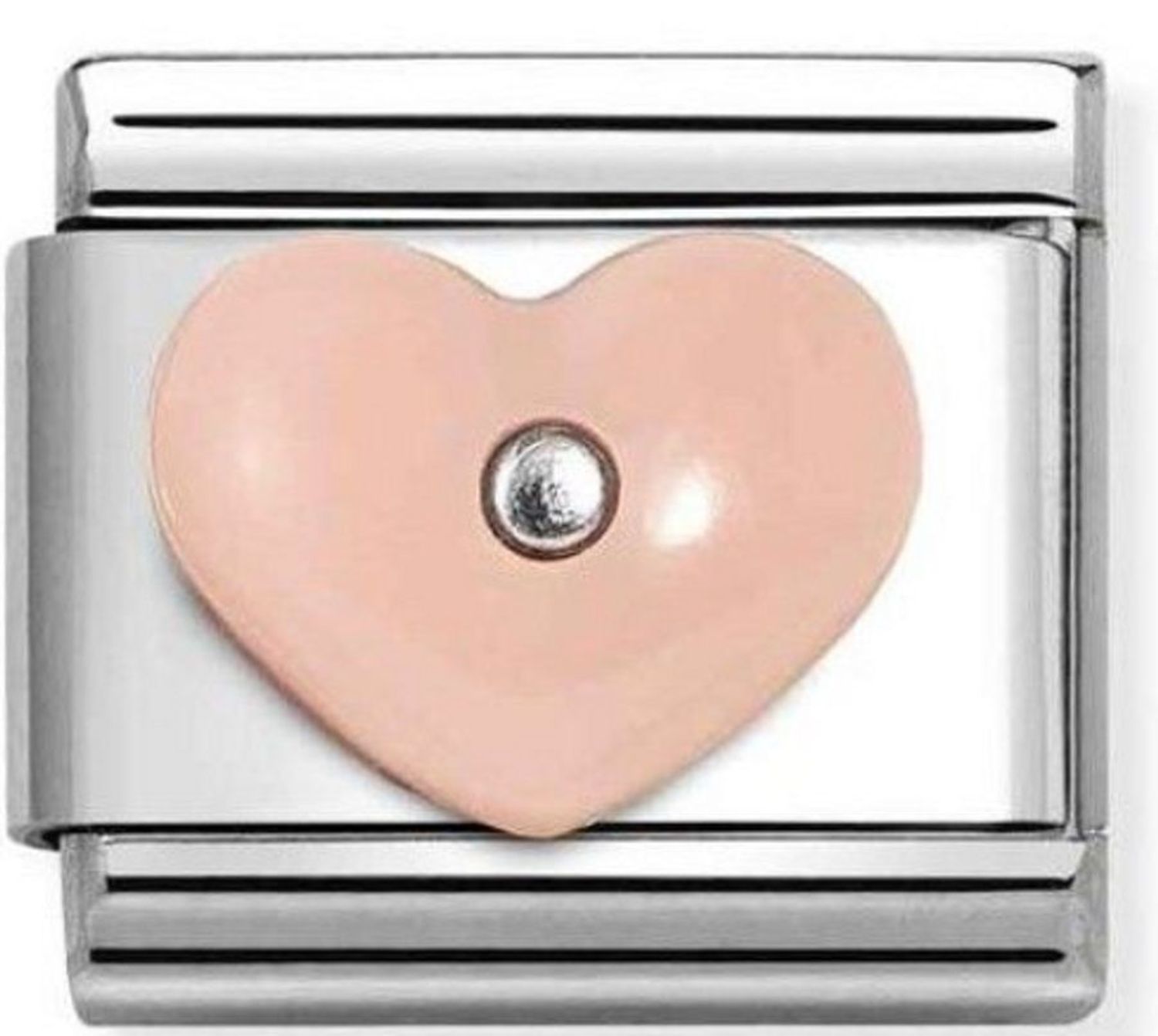 Charms Nomination Link srebro 925 zawieszka Różowe serce 330509 18.jpg